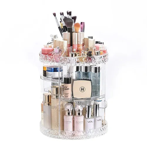 cosmetic organizer diamond 360 rotation