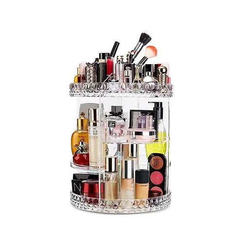 cosmetic organizer diamond 360 rotation