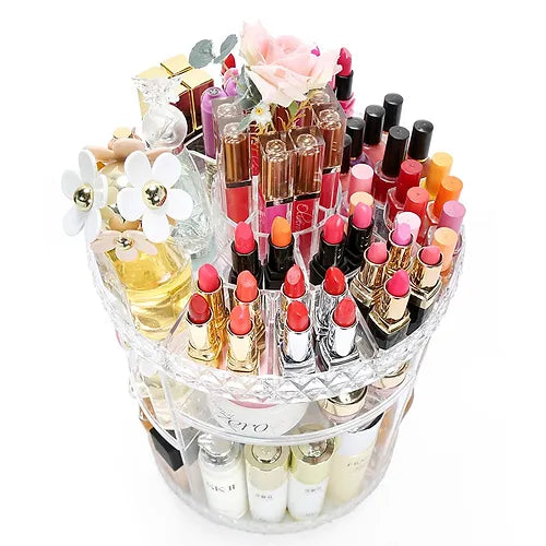 cosmetic organizer diamond 360 rotation