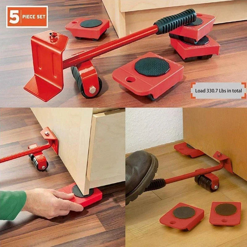 Set of 5 Furniture Lifter Moving Tool