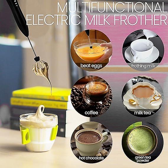 Electric Milk Frother, Electric Whisk For Drinks And Foam