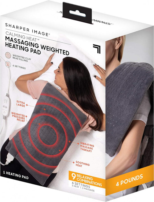 massaging weighted heating pad