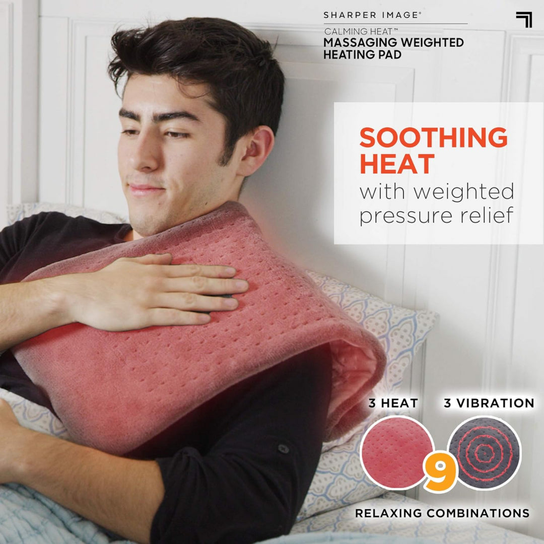 massaging weighted heating pad