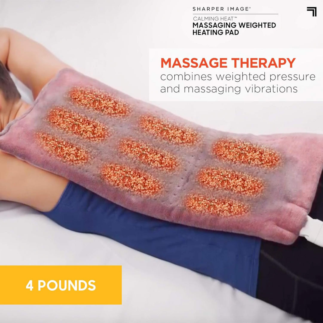 massaging weighted heating pad