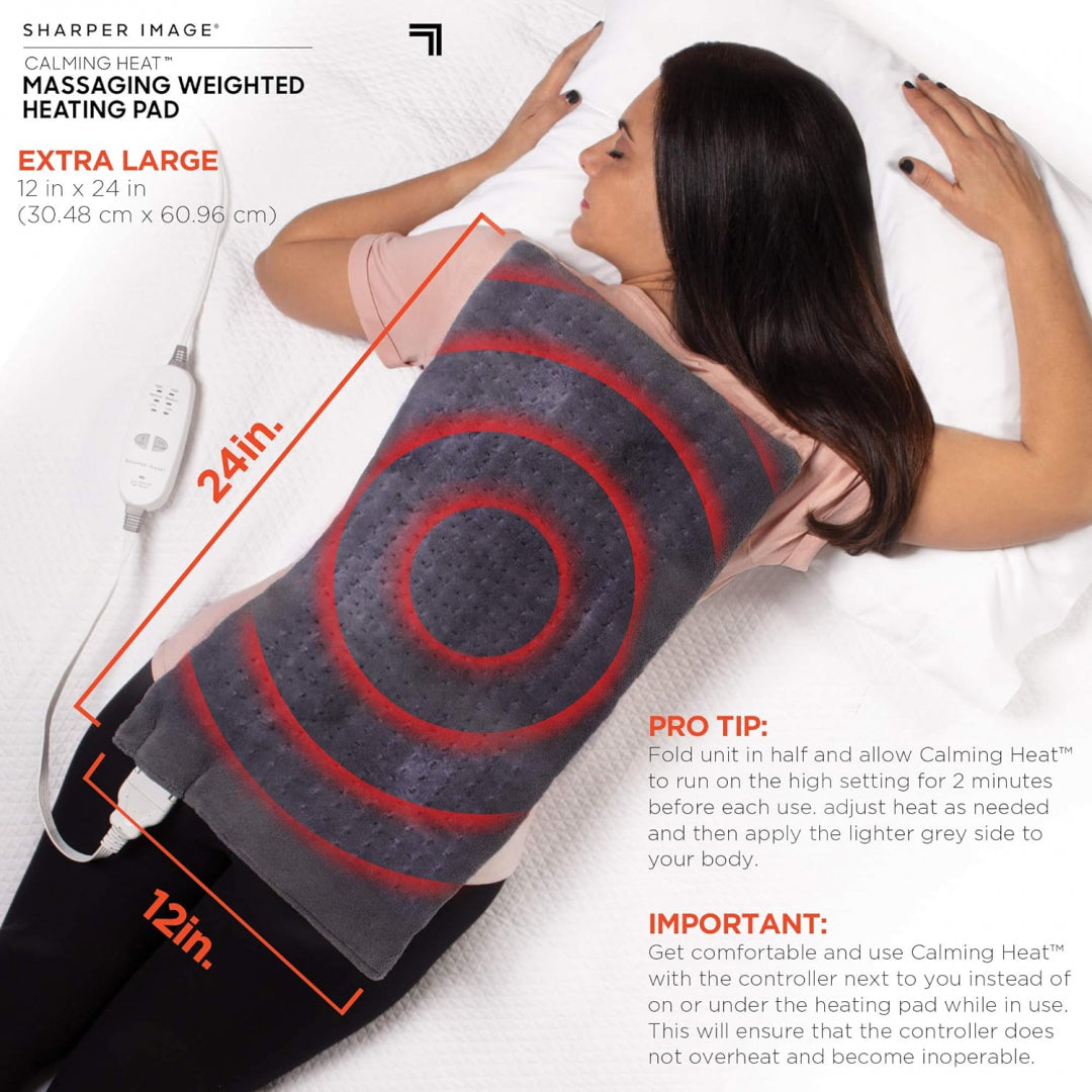 massaging weighted heating pad