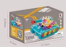 Gear Toys Kids Transparent Army Gear Tank Musical Sound