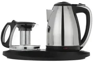 SilverCrest Stainless Steel Electric Kettle and Tea Pot Set