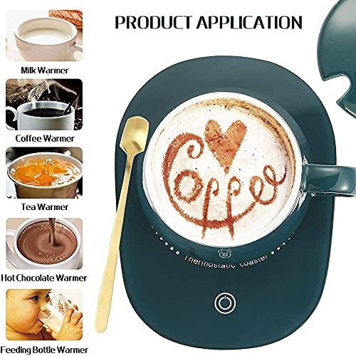 Ceramic Coffee/Tea Cup with Warmer & Also For The Other Beverages with Automatic On/Off To Keep Temperature Up To 131℉/ 55℃.