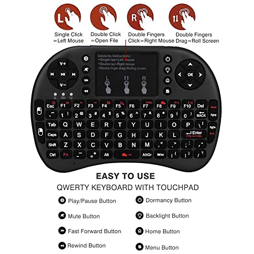 Nano Classic Wireless Keyboard For TV Box backlight, PC - i8