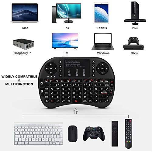 Nano Classic Wireless Keyboard For TV Box backlight, PC - i8