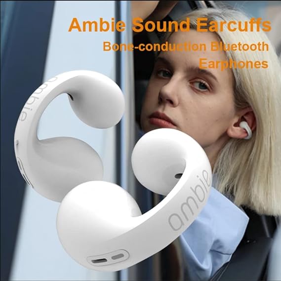 AEsmart - For Ambie Bluetooth Ear Hook Sound Earcuffs 1:1 Ear Earring Wireless Bluetooth Earphones Headset Т𝖶Ѕ Sport Earbuds