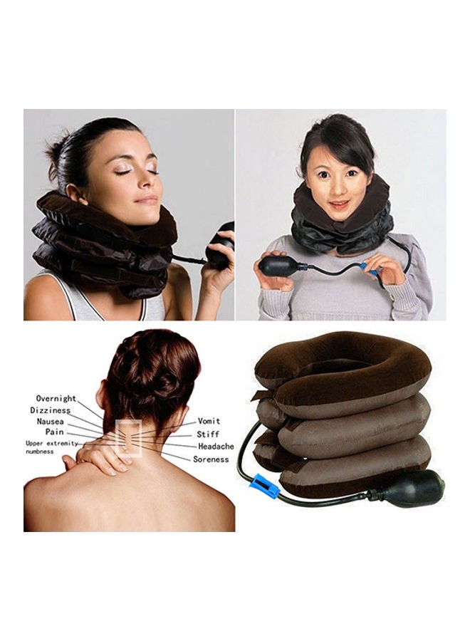 Cervical Neck Traction Device Headache Shoulder Pain Relax Brace Support Pillow