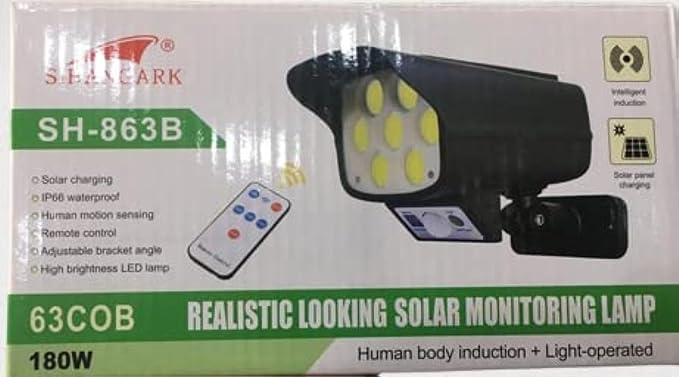 REALISTIC LOOKING SOLAR MONITORING LAMP