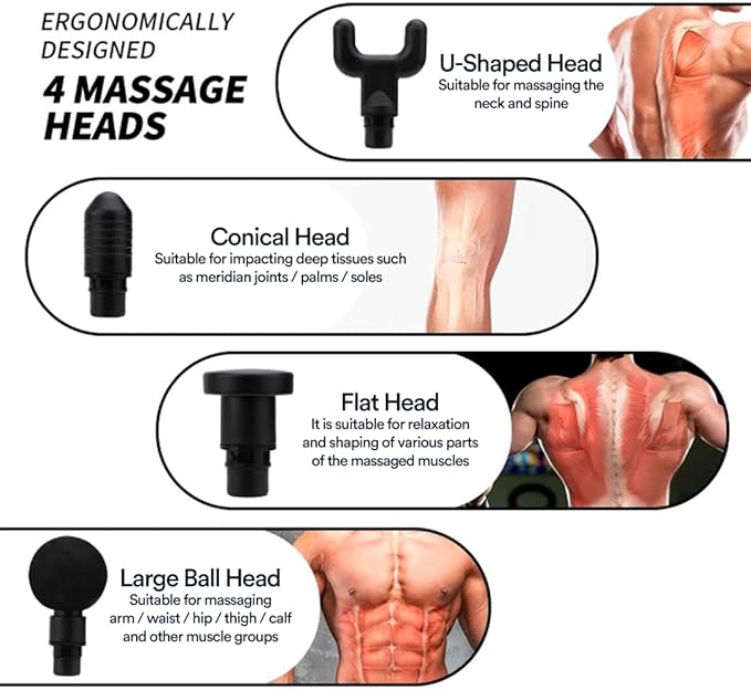 Massager Gun Pro Deep Tissue Therapy Pain Relief