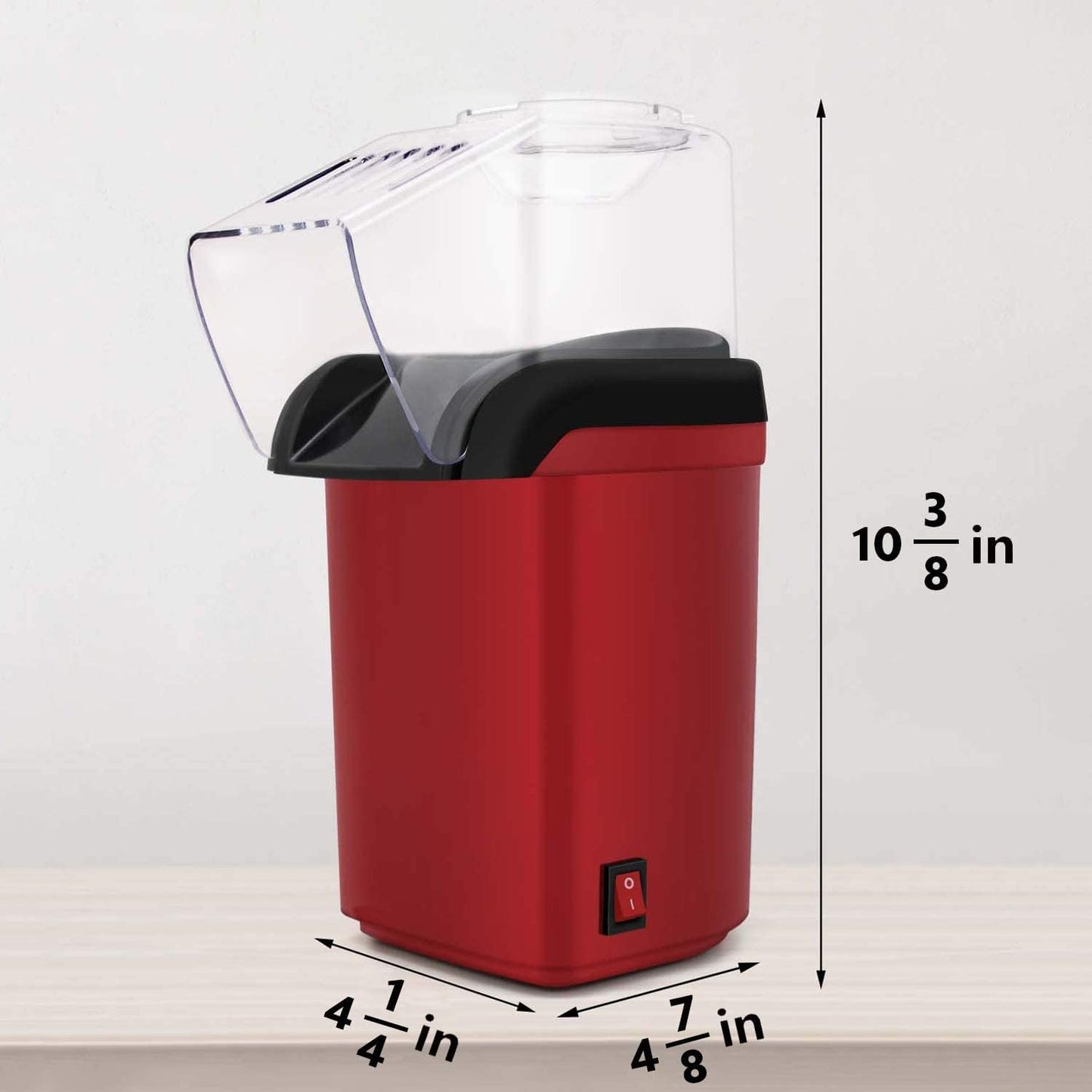 Hot Air Popper Electric Popcorn Maker Machine