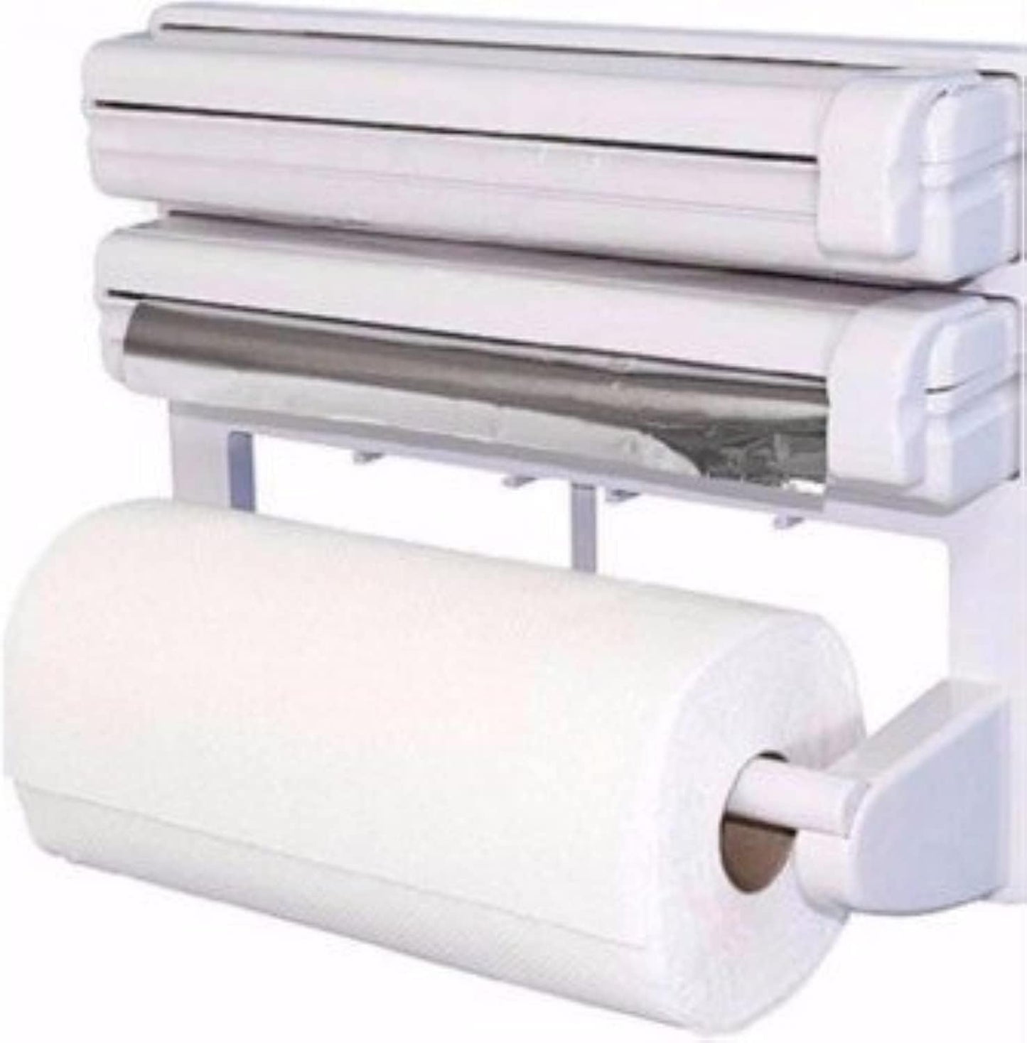 by Misbah 3 in 1 Kitchen Triple Paper Dispenser & Holder