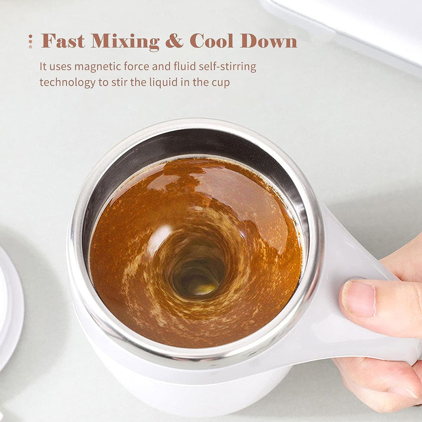 MULTI FUNCTIONAL MAGNETIZED STIRRING CUP