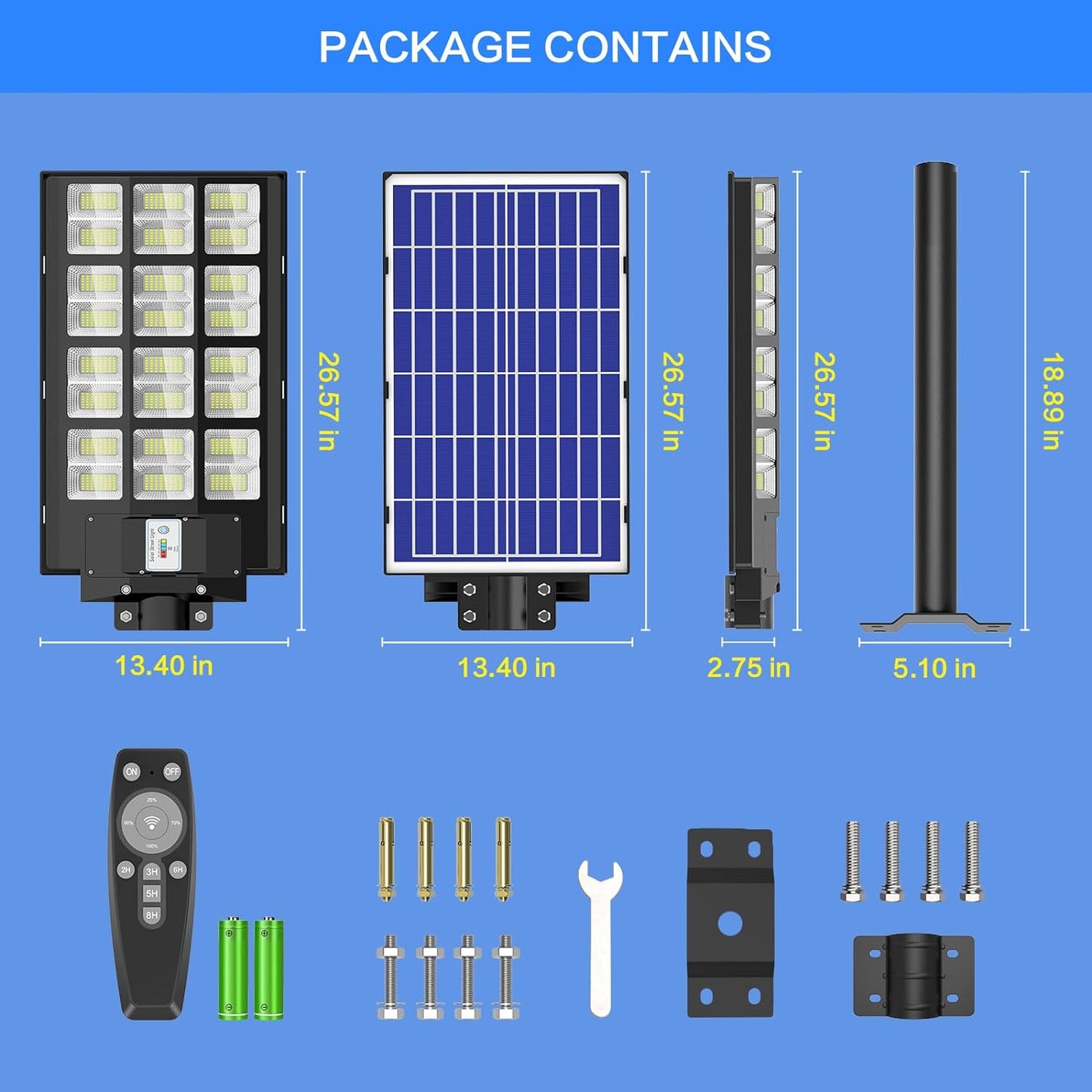 solar induction street lamp