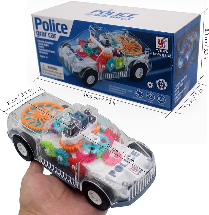 Toddler Police Car Electric Vehicle Toy Auto Driving