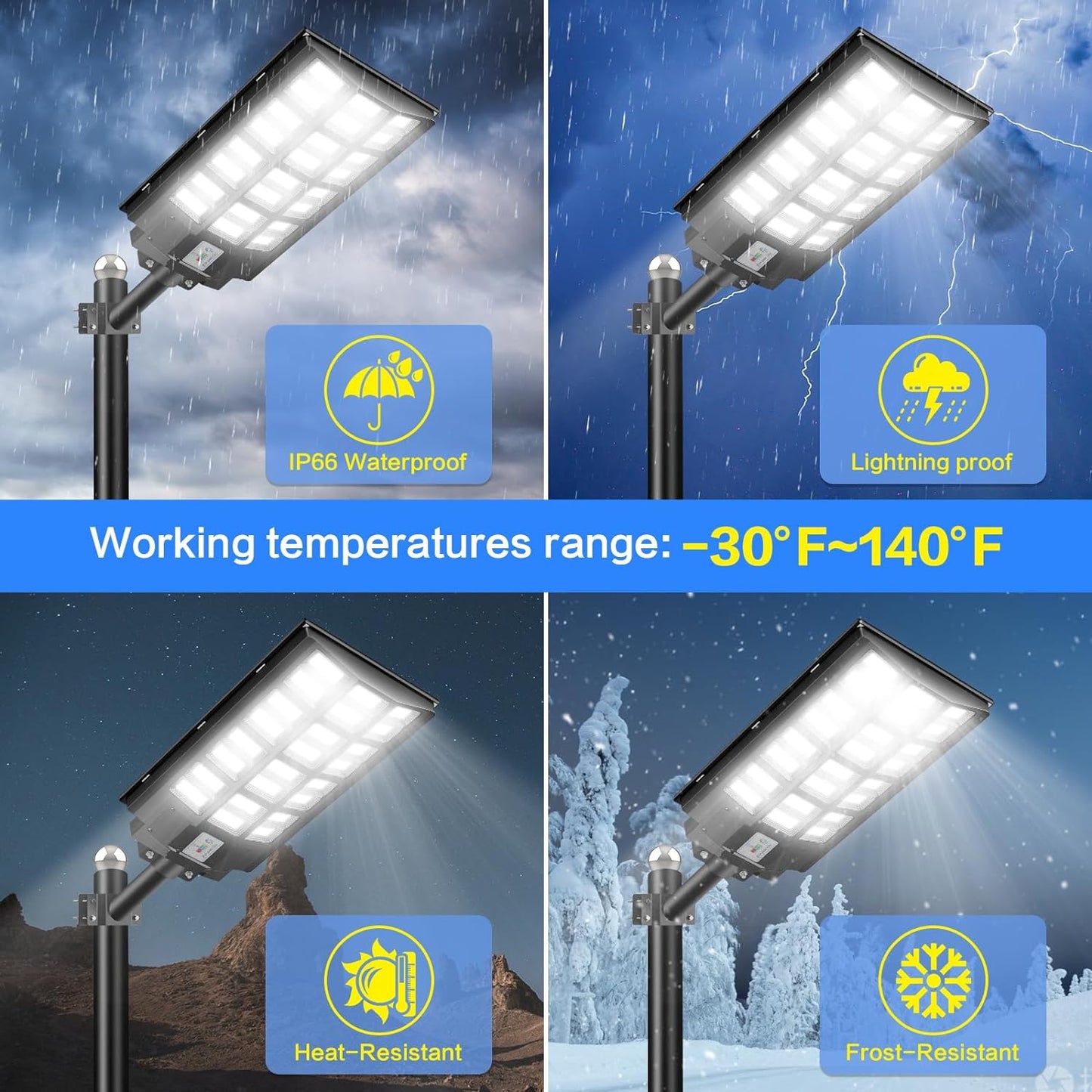 solar induction street lamp