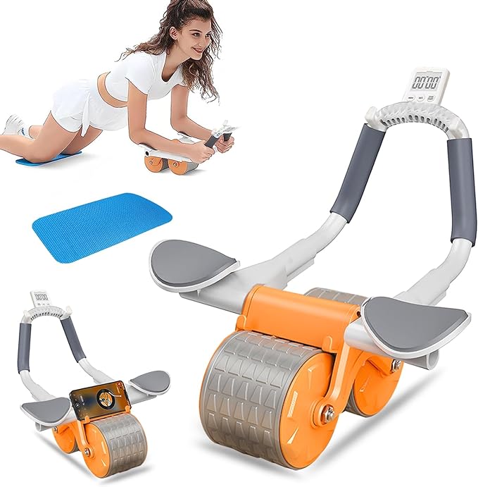 Automatic Rebound Ab Abdominal Exercise Roller Wheel