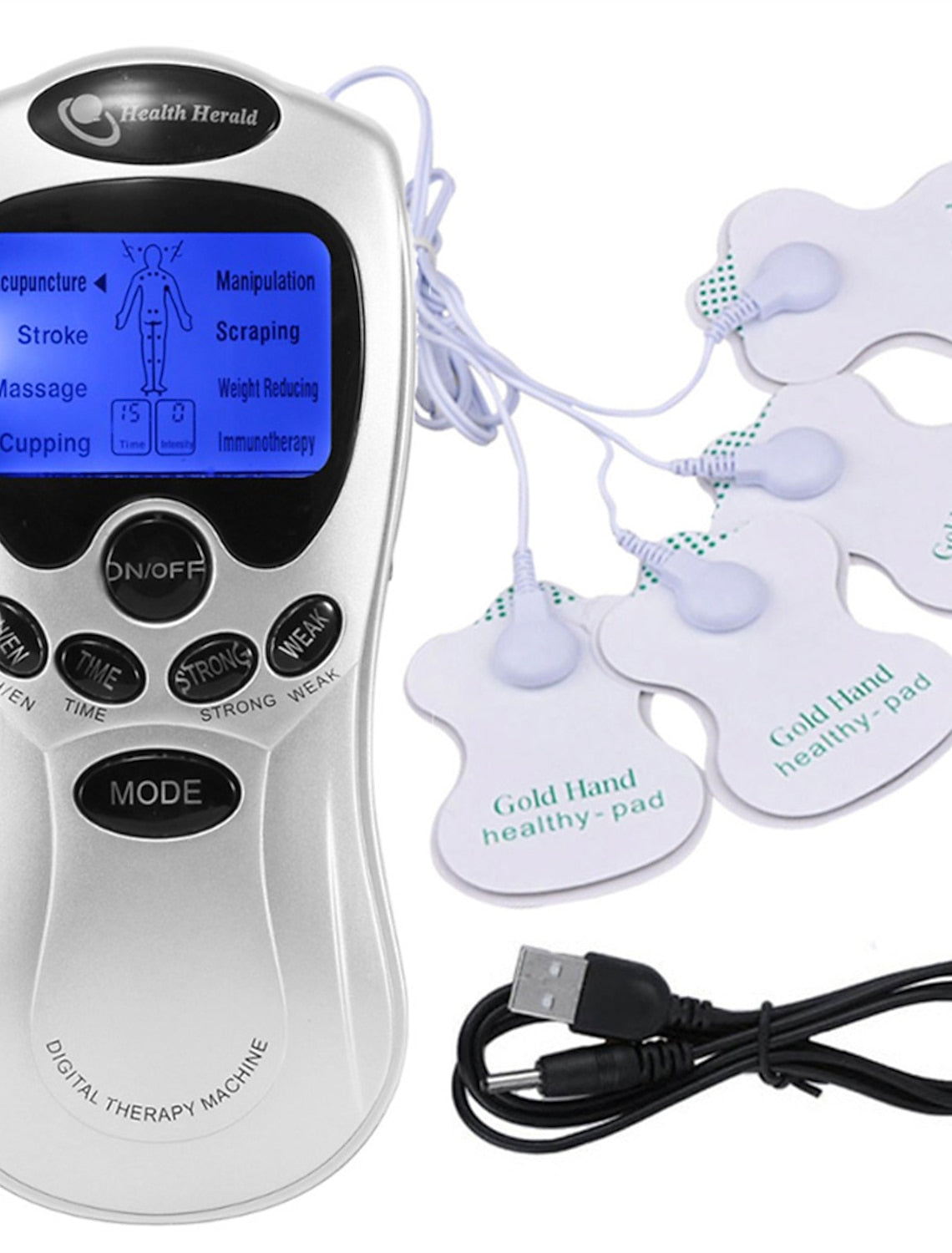 4 Electrode Health Care Tens  Electric Therapy  Machine