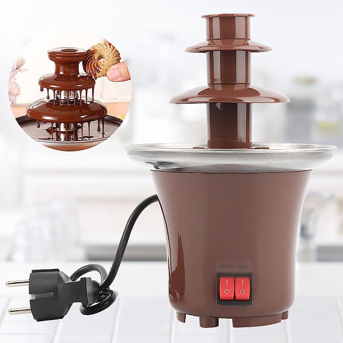 Electric Mini Chocolate Fountain