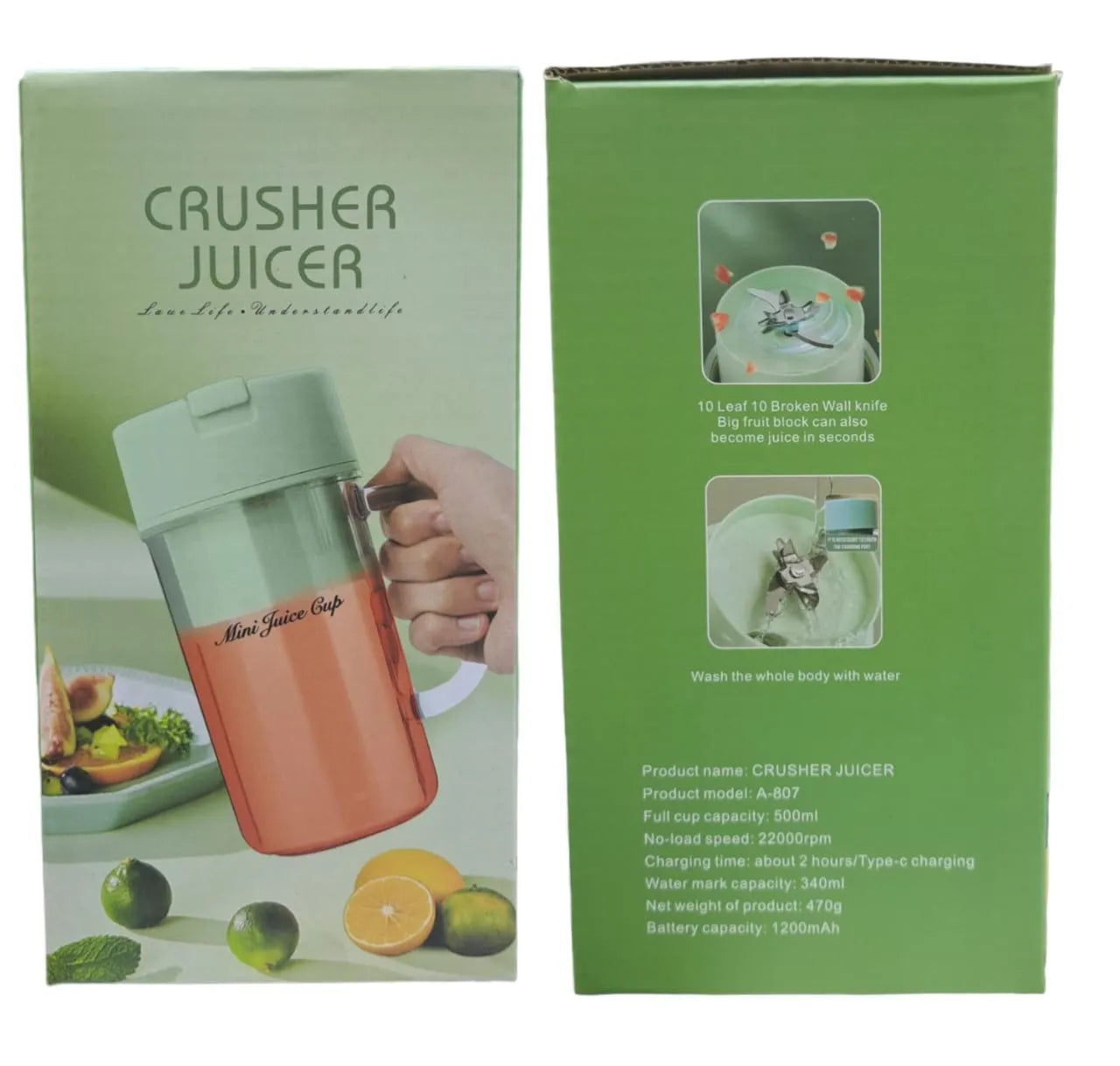 Portable Usb Portable electric juicer machine