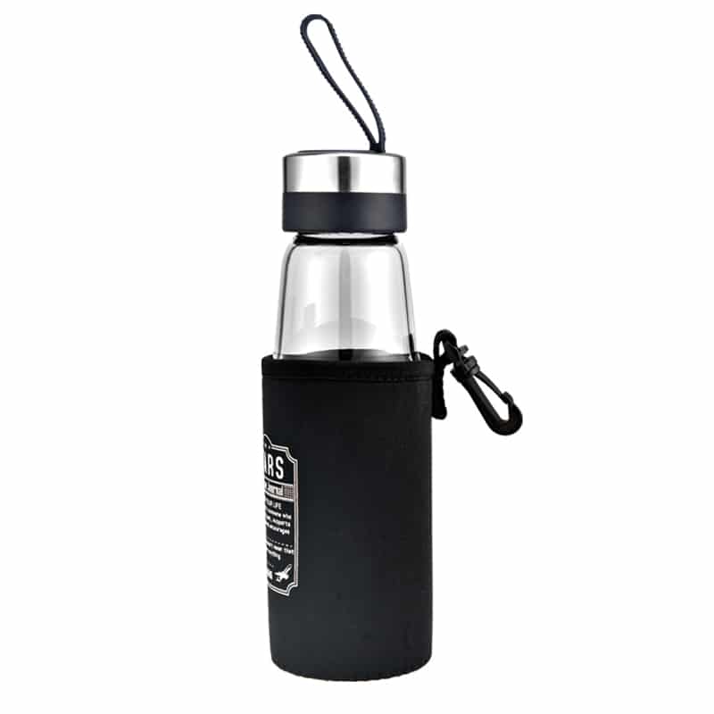 GLASS WATER BOTTLE 24165 BOROSILICATE GLASS