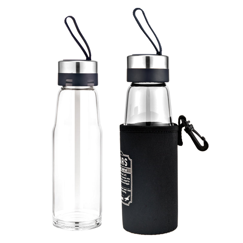 GLASS WATER BOTTLE 24165 BOROSILICATE GLASS