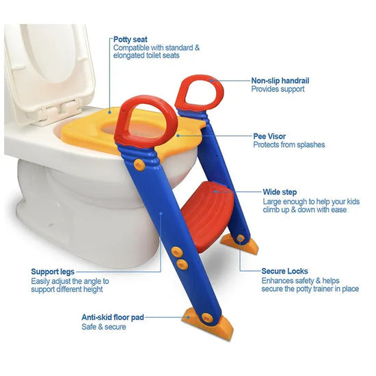 Pikkaboo Potty Trainer Seat with Ladder