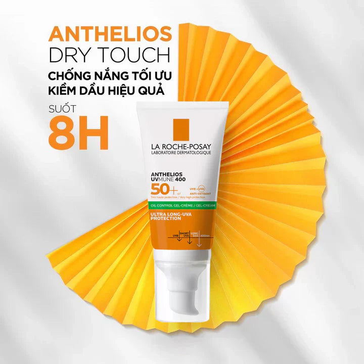 Laa Roche-Posay Anthelios Clear Skin Dry Sunscreen SPF 50+, Oil Free Anti Shine For Very High Protection, 50ml