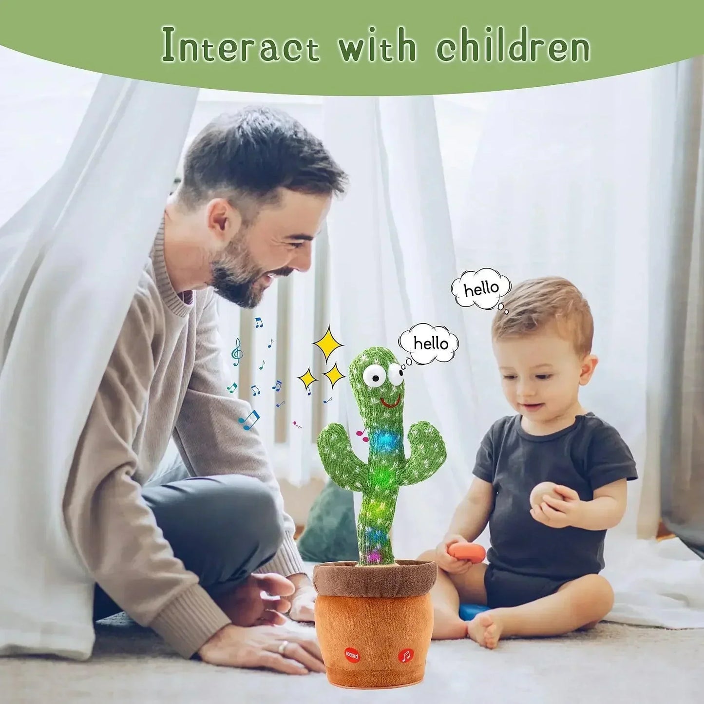 Dancing Cactus Repeat Talking and Singing, Early Education