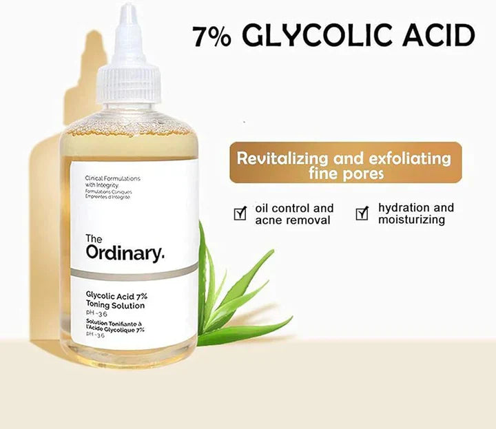 The Ordinary Glycolic Acid 7% Toner, Glycolic Sour 7% Toning