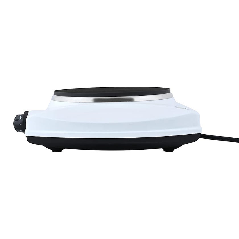 Prestige Single Hot Plate, White & Black - 1500W