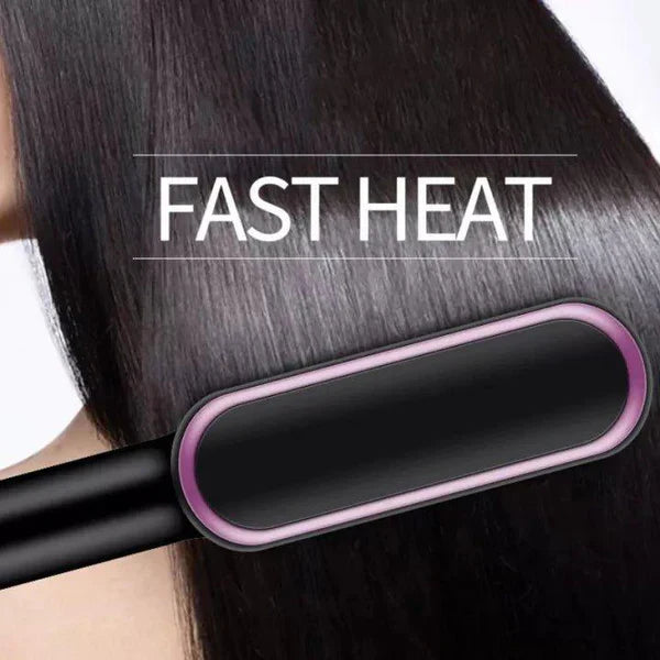 Hair Straightener Comb 2-in-1 Hair Straight & Curly Styling Tool - MN-8833